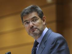 Catalá justifica la necesidad de dar "garantías legales" a la actuación de los agentes