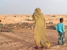 Estampa de uno de los campamentos de refugiados saharauis visitados a principios de mes por miembros sorianos.