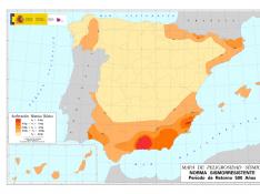 Mapa de peligrosidad sísmica