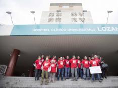 Enfermos de hepatitis C en Aragón se encierran en el Clínico