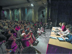 Un convenio cultural impulsado por IU sirvió para organizar un acto de Tania Sánchez y Colau