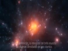Simulación del super cúmulo de galaxias