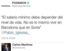 &quot;No nos jodas Pablo Iglesias&quot;, contestó el alcalde de Soria al líder de Podemos