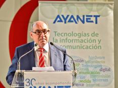 El director general de Ayanet, Juan Carlos Marín, ha repasado la trayectoria de la empresa a lo largo de estos 30 años.