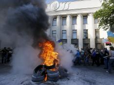 Protestas en Ucrania.