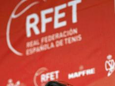 Conchita Martínez, ayer, durante su presentación oficial como capitana de Copa Davis.