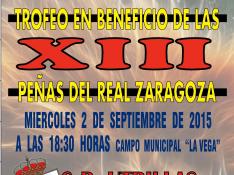 CD Utrillas-Real Zaragoza, en beneficio de las peñas