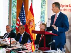 El Rey, a empresarios de EE. UU.: "Pueden fiarse de España porque está resurgiendo con fuerza"