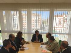 FOES y la ejecutiva provincial y regional de la formación naranja han mantenido un encuentro para abordar la opción de captar ayudas europeas.
