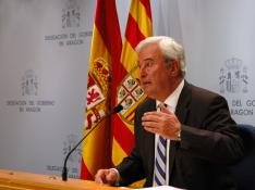 Gustavo Alcalde durante la presentación del Balance de Criminalidad.