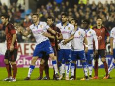 Una imagen del Real Zaragoza-Mirandés, último partido disputado en La Romareda