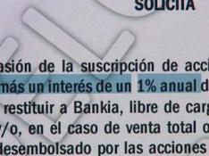 Bankia devolverá el dinero a los pequeños accionistas