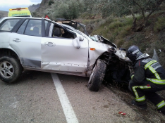 Accidente en la comarca del Aranda