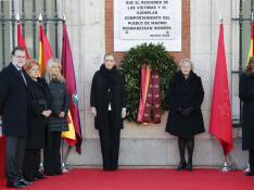 Rajoy ha asistido en la Puerta del Sol junto a Cristina Cifuentes y Manuela Carmena.