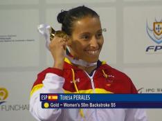 Teresa Perales logra el oro en el Europeo de Funchal (Portugal).