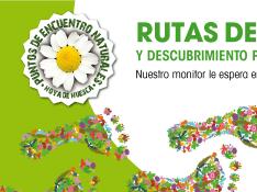 Cartel de nueva temporada del programa Puntos de Encuentro Naturales de la comarca Hoya de Huesca.
