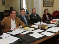 Los miembros del Tribunal Administrativo del Deporte en una de sus reuniones en Madrid.
