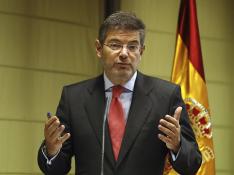 El ministro de Justicia en funciones, Rafael Catalá, en una imagen de este lunes.