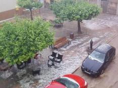 Inundación en Maluenda.