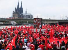 Manifestación de apoyo a Erdogan en Colonia