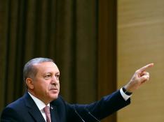 Erdogan, durante un discurso en Ankara.