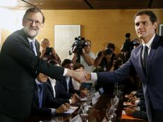 Mariano Rajoy y Albert Rivera.