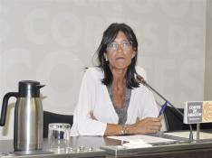 La portavoz de Educación del Grupo Parlamentario del PP de las Cortes de Aragón, María José Ferrando.