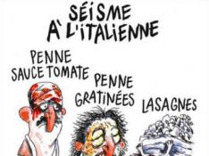 Italia se indigna con la última viñeta de 'Charlie Hebdo'
