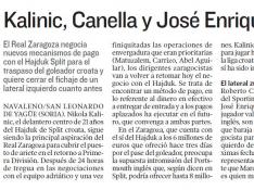 José Enrique ya fue pretendido por el Zaragoza hace 7 años