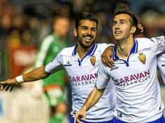 Tres dobletes en cuatro partidos, goleadores de arrebato en el Real Zaragoza