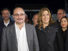 Lambán augura que Susana Díaz va a acabar mandando en el PSOE
