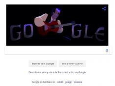 Google homenajea a Paco de Lucía