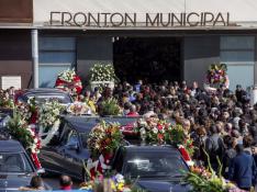 Despedida a los cinco jóvenes que fallecieron en un accidente de tráfico en Murcia.