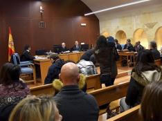 Un momento del juicio celebrado este jueves en el Juzgado de lo Contencioso-Administrativo de Soria