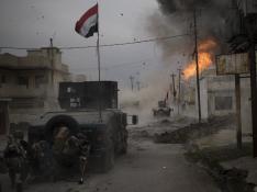 Imagen de archivo de la explosión de un coche bomba en Bagdad
