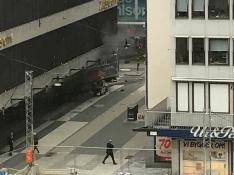 Al menos tres muertos por el atropello de un camión en el centro de Estocolmo
