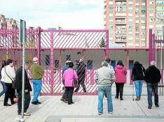 Aspecto de uno de los colegios públicos de Zaragoza