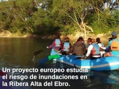 Descendiendo el Ebro para evitar inundaciones
