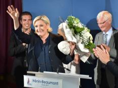 Alegría de Marine Le Pen
