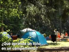 ¿Qué aprende un niño en un campamento?