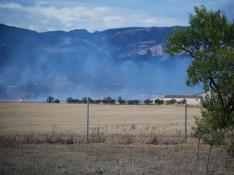 Un incendio ha provocado la alarma en el pueblo de Quinzano