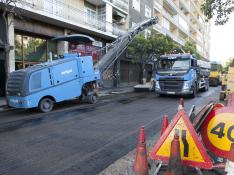 Zaragoza, entre las ciudades que menos presupuesto dedican a la operación asfalto