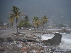 Destrozos del Irma a su paso por Cuba.