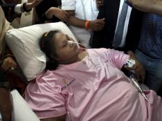Muere en un hospital de Emiratos la mujer egipcia que llego a pesar 500 kilos