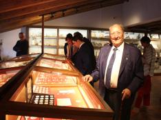 Manuel Gargallo, en la inauguración del museo este verano en Gargallo