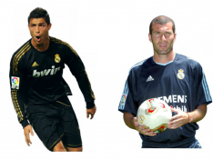 Zidane Zidane y Cristiano Ronaldo.