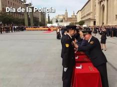Zaragoza celebra el día de la Policía