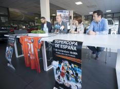 Presentación de la Supercopa este lunes en Teruel.