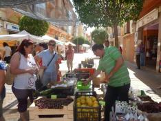 Mercado ecológico celebrado en 2014 en Andorra.