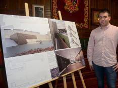 El arquitecto Diego Civera muestra la recreación infográfica del Museo Memorial por la Paz